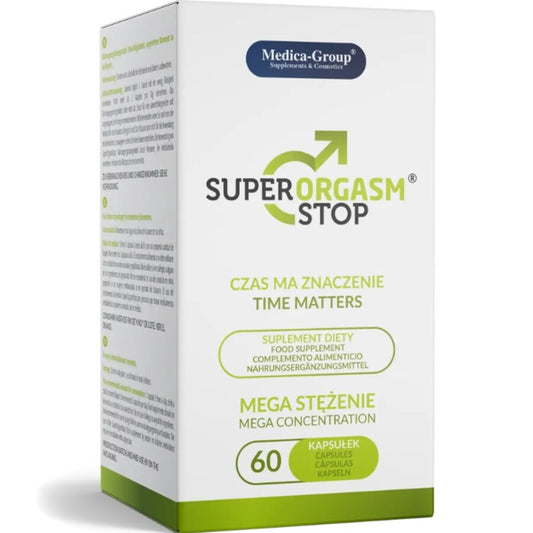 MEDICA GROUP - SUPER ORGASM STOP DELAY FOR MEN 60 CAPSULES - My naughty haven #