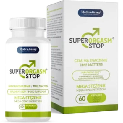 MEDICA GROUP - SUPER ORGASM STOP DELAY FOR MEN 60 CAPSULES - My naughty haven #