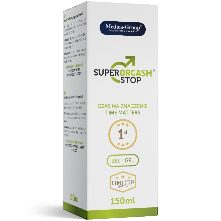 MEDICA GROUP - SUPER ORGASM STOP INTIMATE GEL FOR MEN 150 ML - My naughty haven #