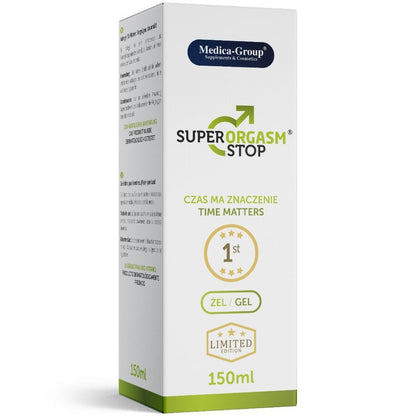 MEDICA GROUP - SUPER ORGASM STOP INTIMATE GEL FOR MEN 150 ML - My naughty haven #