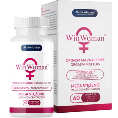 MEDICA GROUP - WIN WOMAN LIBIDO ENLARGEMENT 60 CAPSULES - My naughty haven #