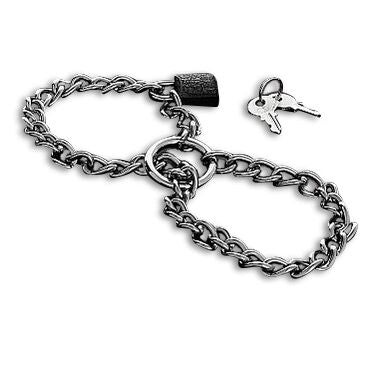 METAL HARD - HANDCUFFS WITH STAINLESS STEEL CHAIN. - My naughty haven #
