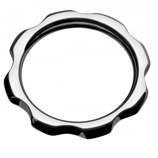 METAL HARD - METAL TORQUE RING FOR PENIS AND TESTICLES 50MM - My naughty haven #