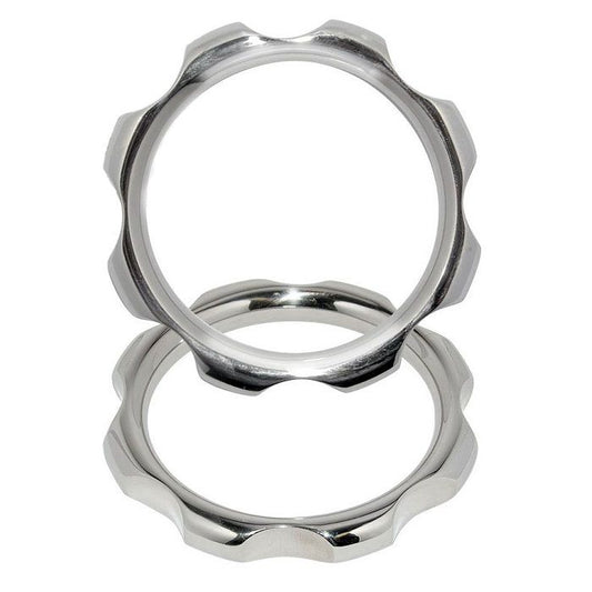 METAL HARD - METAL TORQUE RING FOR PENIS AND TESTICLES 50MM - My naughty haven #