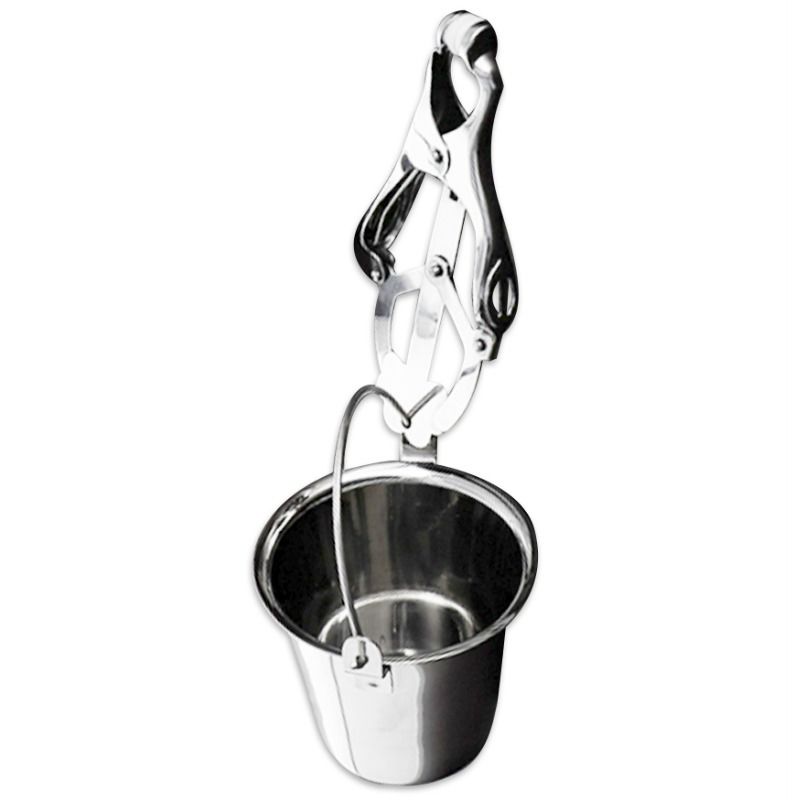METAL HARD - NIPPLE CLAMP WITH TANK - My naughty haven #