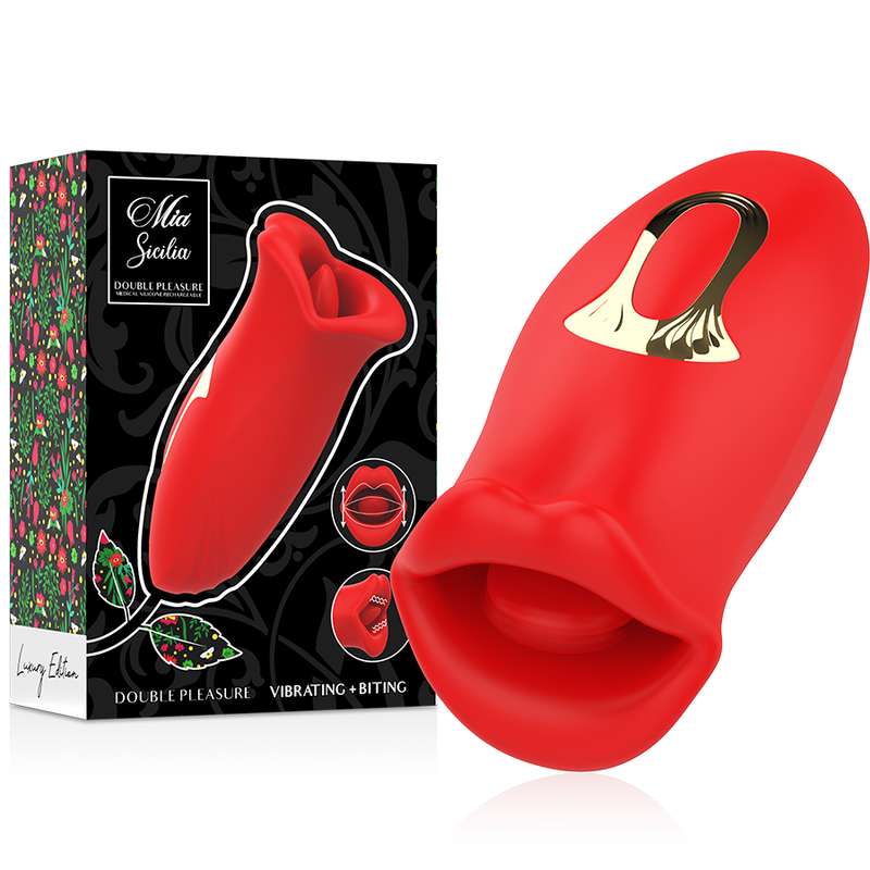 MIA - SICILIA DOUBLE PLEASURE VIBRATING + BITING - My naughty haven #
