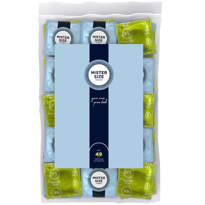 MISTER SIZE - CONDOM SIZE S 49 MM (100 UNITS) - My naughty haven #