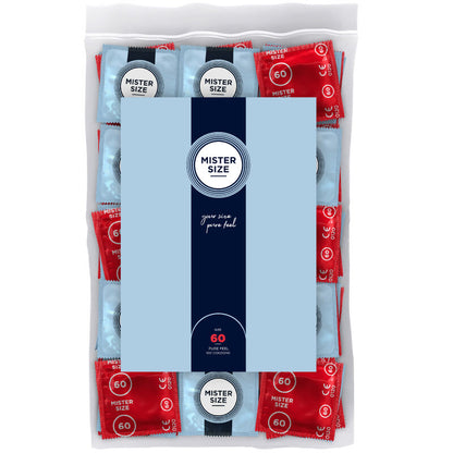 MISTER SIZE - CONDOM SIZE XL 60 MM (100 UNITS) - My naughty haven #