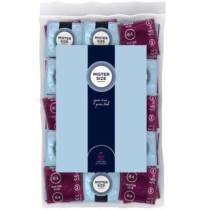 MISTER SIZE - CONDOMS SIZE XXL 64 MM (100 UNITS) - My naughty haven #