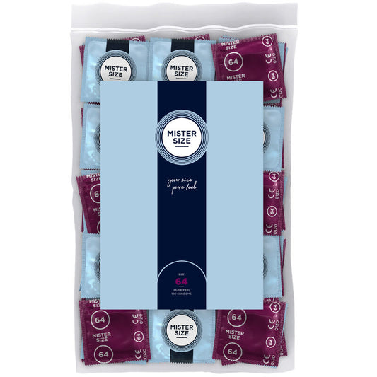 MISTER SIZE - CONDOMS SIZE XXL 64 MM (100 UNITS) - My naughty haven #