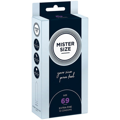 MISTER SIZE - CONDOMS SIZE XXXL 69 MM (10 UNITS) - My naughty haven #