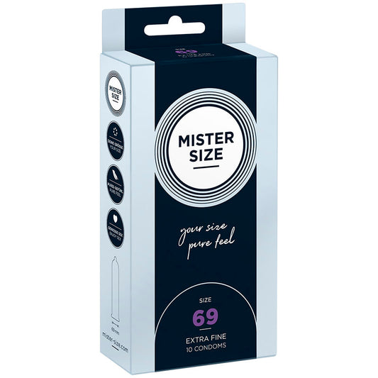 MISTER SIZE - CONDOMS SIZE XXXL 69 MM (10 UNITS) - My naughty haven #
