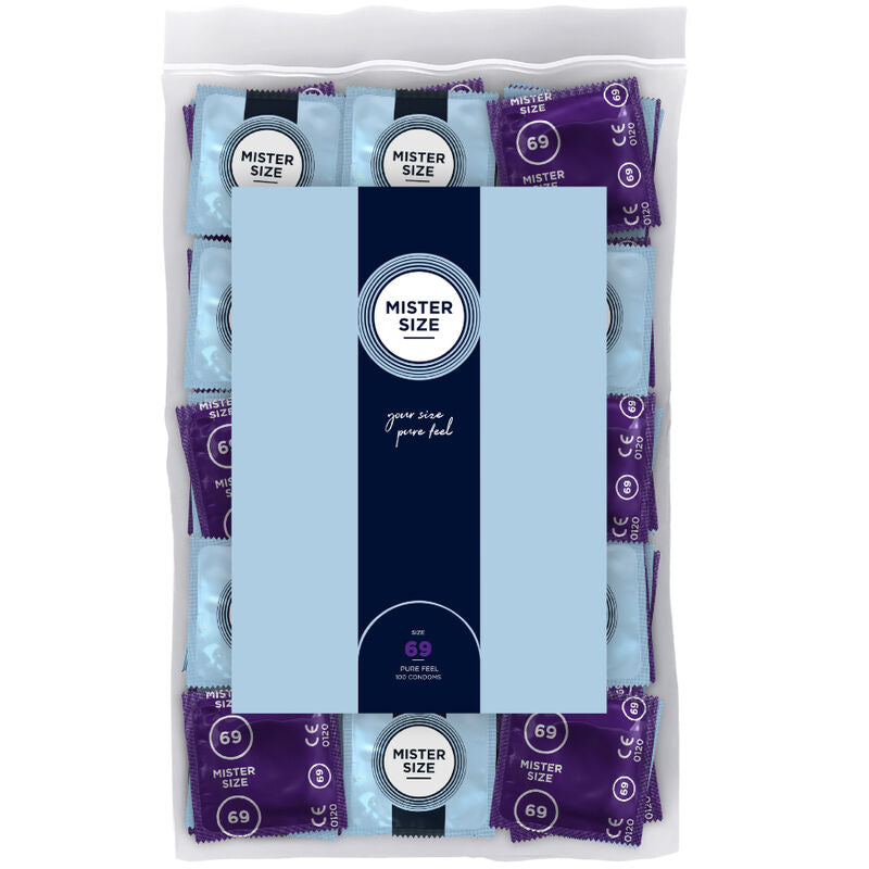 MISTER SIZE - CONDOMS SIZE XXXL 69 MM (100 UNITS) - My naughty haven #