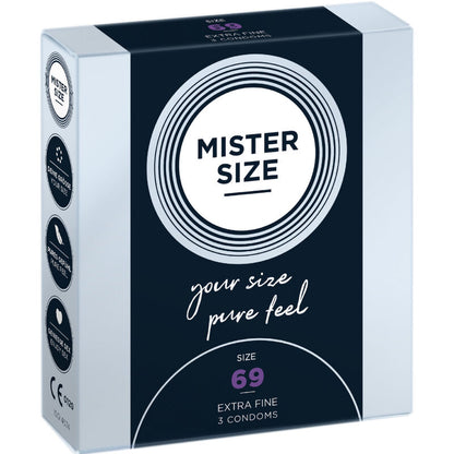 MISTER SIZE - CONDOMS SIZE XXXL 69 MM (3 UNITS) - My naughty haven #
