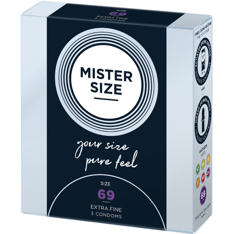 MISTER SIZE - CONDOMS SIZE XXXL 69 MM (3 UNITS) - My naughty haven #
