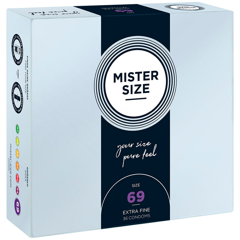 MISTER SIZE - CONDOMS SIZE XXXL 69 MM (36 UNITS) - My naughty haven #
