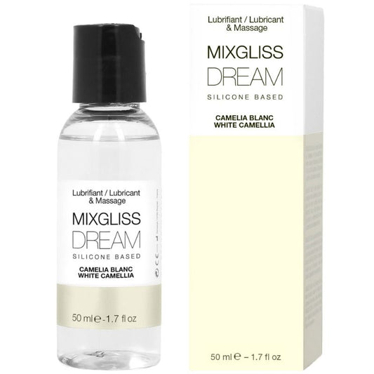 MIXGLISS - DREAM WHITE CAMELIA SILICONE LUBRICANT 50 ML - My naughty haven #