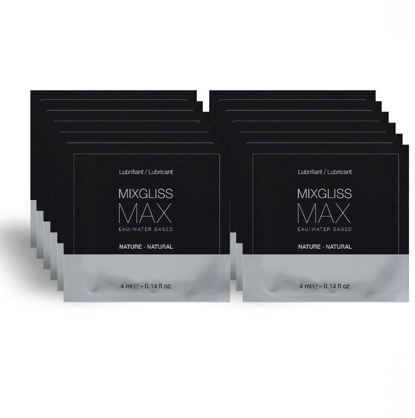 MIXGLISS - MAX ANAL DILATOR LUBRICANT PACK 12 SINGLE DOSE 4ML - My naughty haven #