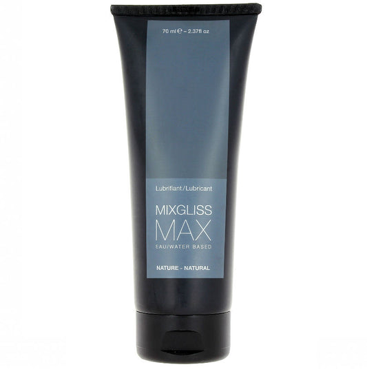 MIXGLISS - MAX NATURAL WATER-BASED ANAL LUBRICANT 70 ML - My naughty haven #