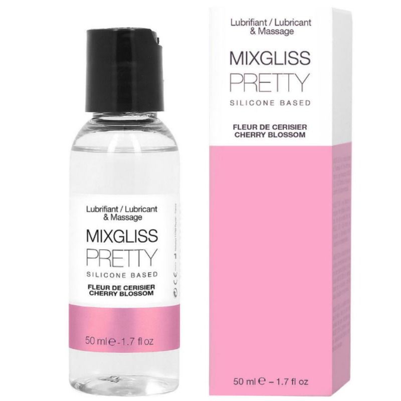 MIXGLISS - PRETTY SILICONE LUBRICANT CHERRY BLOSSOM 50 ML - My naughty haven #