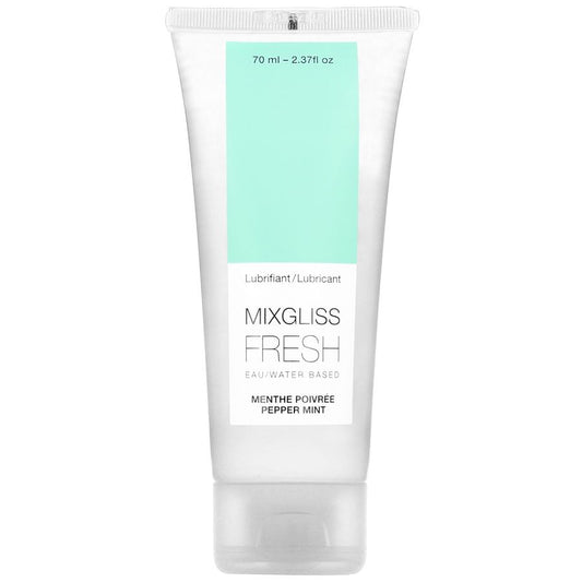 MIXGLISS - WATER BASED LUBRICANT EFFECT COLD MINT FLAVOR 70 ML - My naughty haven #