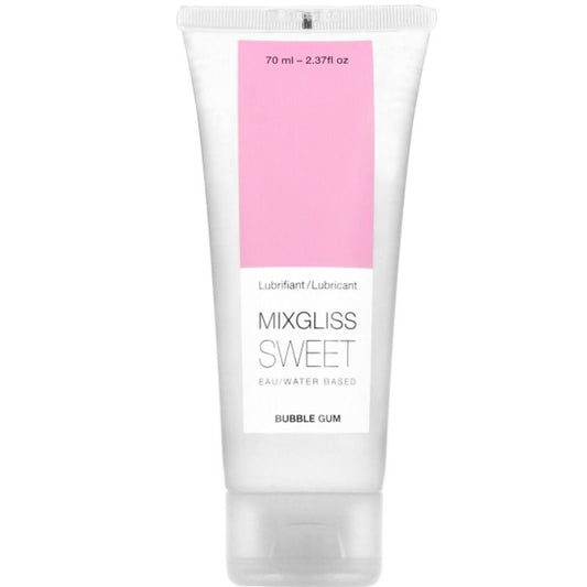 MIXGLISS - WATER BASED LUBRICANT GUM FLAVOR 70 ML - My naughty haven #
