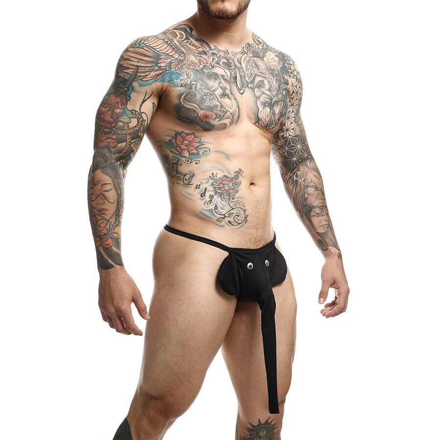 MOB - BLACK ELEPHANT THONG ONE SIZE - My naughty haven #