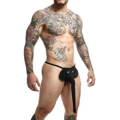 MOB - BLACK ELEPHANT THONG ONE SIZE - My naughty haven #