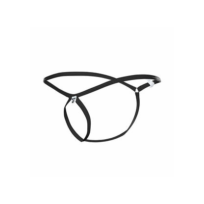 MOB - BLACK TEAR-SHAPED THONG SIZE L/XL - My naughty haven #