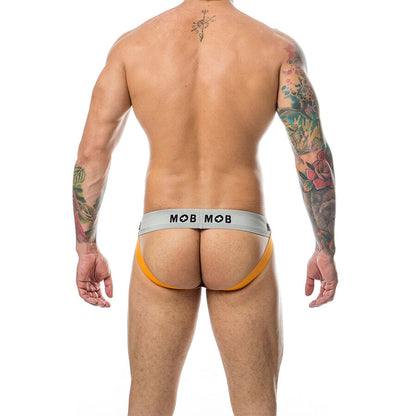 MOB - CLASSIC JOCK STRIPE ORANGE SIZE L - My naughty haven #