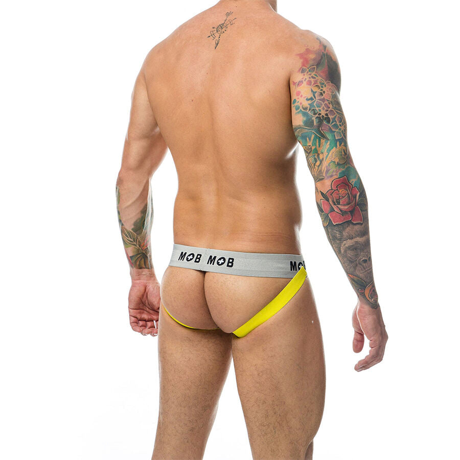 MOB - CLASSIC JOCK STRIPE YELLOW SIZE L - My naughty haven #