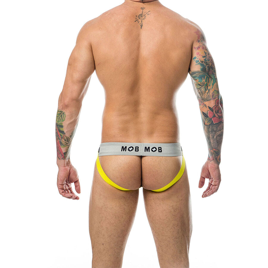 MOB - CLASSIC JOCK STRIPE YELLOW SIZE L - My naughty haven #