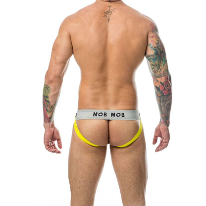MOB - CLASSIC JOCK STRIPE YELLOW SIZE L - My naughty haven #