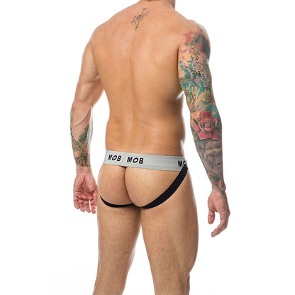 MOB - CLASSIC STRIPE WHITE JOCK SIZE L - My naughty haven #