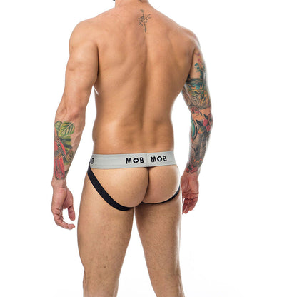MOB - CLASSIC STRIPE WHITE JOCK SIZE L - My naughty haven #