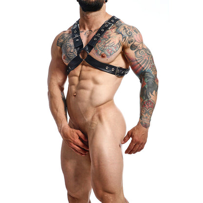 MOB - DNGEON BLACK CHAIN HARNESS ONE SIZE X - My naughty haven #