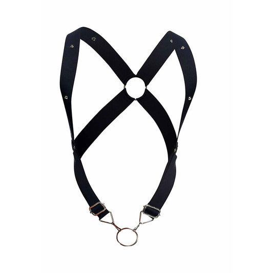 MOB - DNGEON BLACK CROSS BACK HARNESS ONE SIZE - My naughty haven #