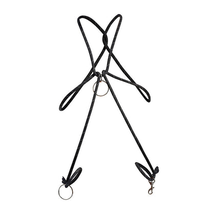 MOB - DNGEON BLACK ROPE WITH COCK RING - My naughty haven #