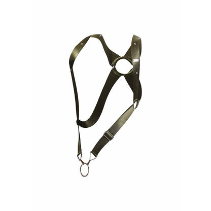 MOB - DNGEON CROSS BACK HARNESS GREEN ONE SIZE - My naughty haven #