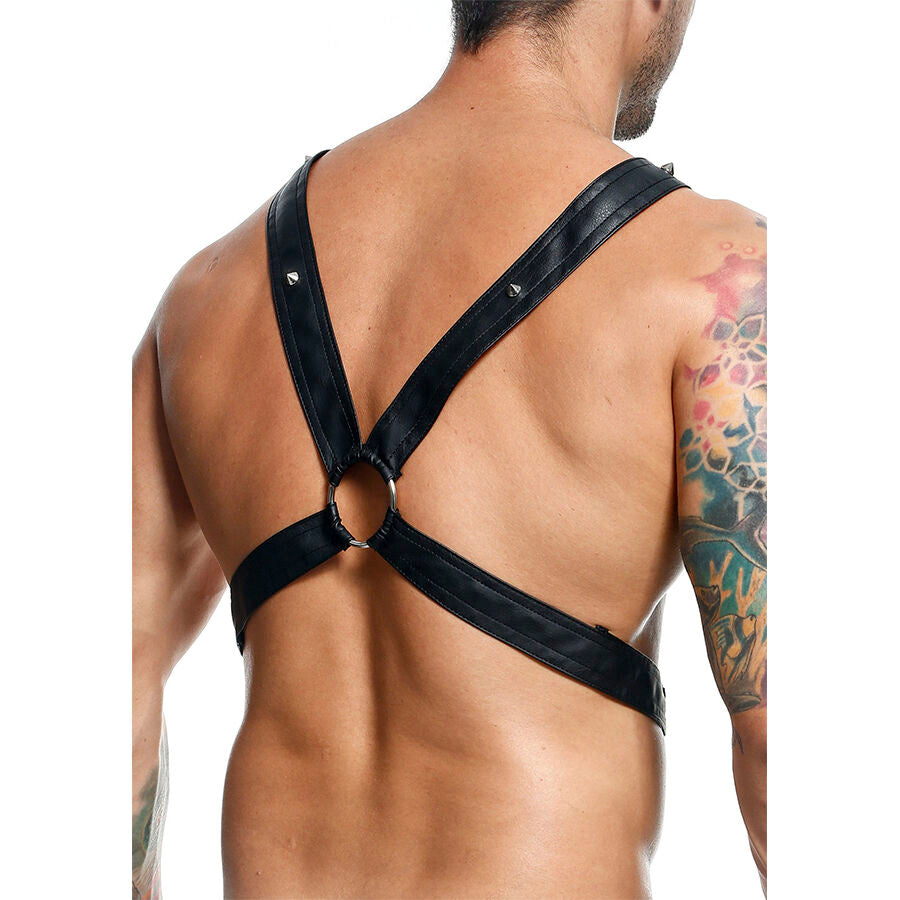 MOB - DNGEON CROSSED BLACK CHAIN HARNESS ONE SIZE - My naughty haven #