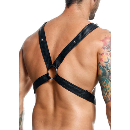 MOB - DNGEON CROSSED BLACK CHAIN HARNESS ONE SIZE - My naughty haven #