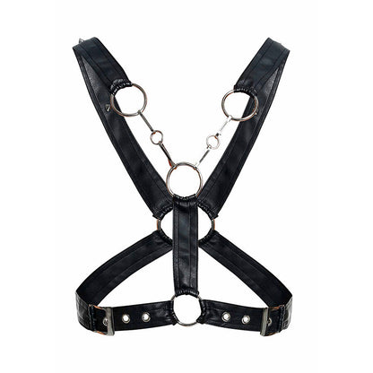 MOB - DNGEON CROSSED BLACK CHAIN HARNESS ONE SIZE - My naughty haven #