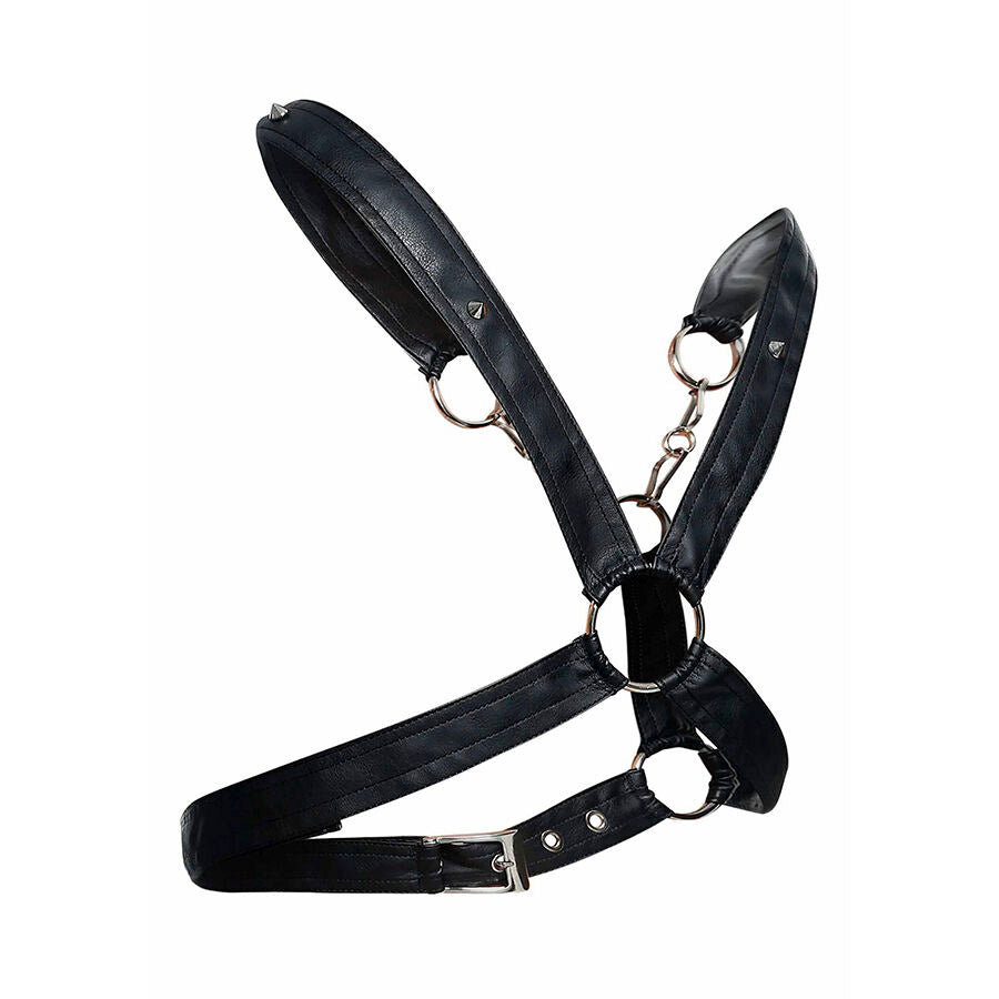 MOB - DNGEON CROSSED BLACK CHAIN HARNESS ONE SIZE - My naughty haven #