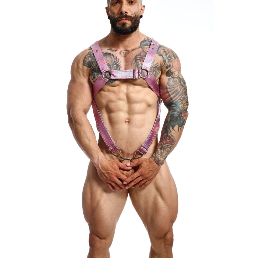 MOB - DNGEON CROSSED PENIS HARNESS ONE SIZE - My naughty haven #
