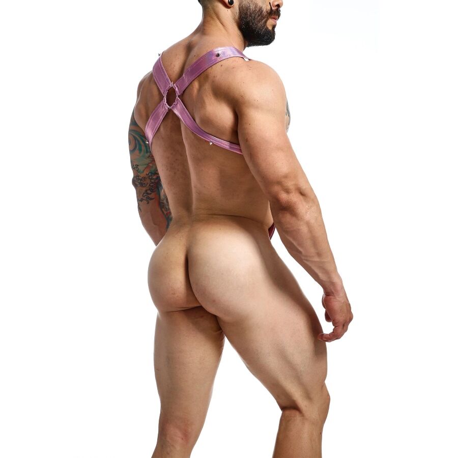 MOB - DNGEON CROSSED PENIS HARNESS ONE SIZE - My naughty haven #