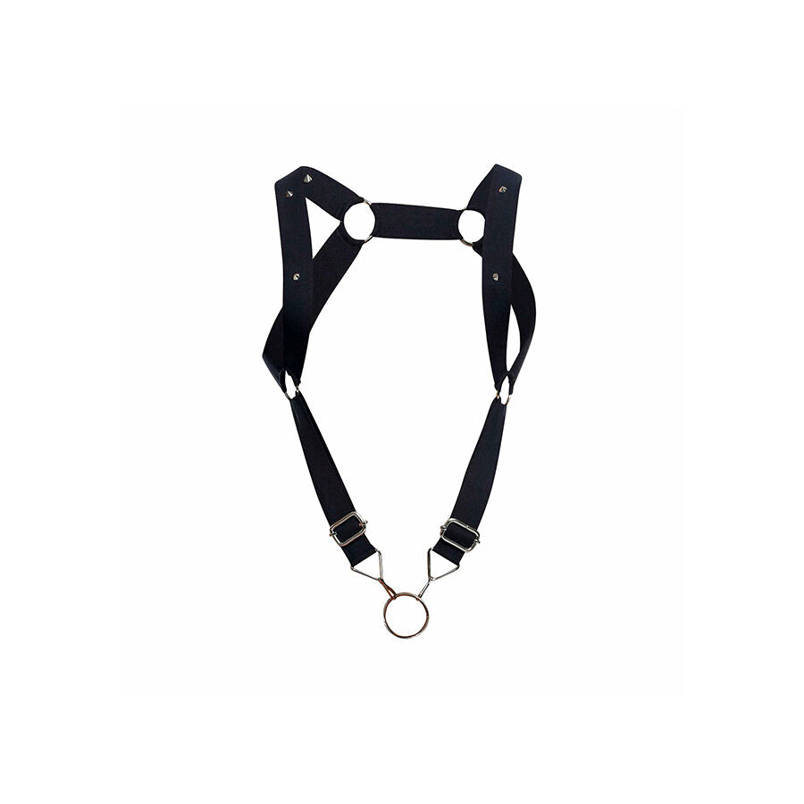 MOB - DNGEON HARNESS WITH STRAIGHT BACK BLACK ONE SIZE - My naughty haven #