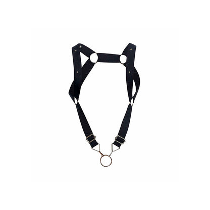 MOB - DNGEON HARNESS WITH STRAIGHT BACK BLACK ONE SIZE - My naughty haven #