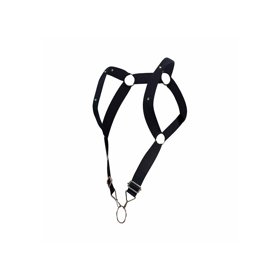 MOB - DNGEON HARNESS WITH STRAIGHT BACK BLACK ONE SIZE - My naughty haven #