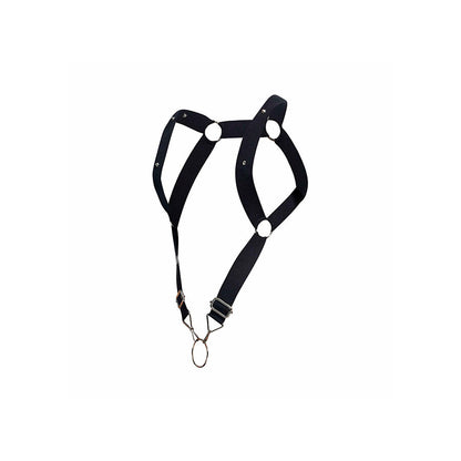MOB - DNGEON HARNESS WITH STRAIGHT BACK BLACK ONE SIZE - My naughty haven #
