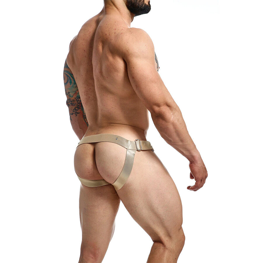 MOB - DNGEON JOCKSTRAP GOLDEN COCK RING ONE SIZE - My naughty haven #